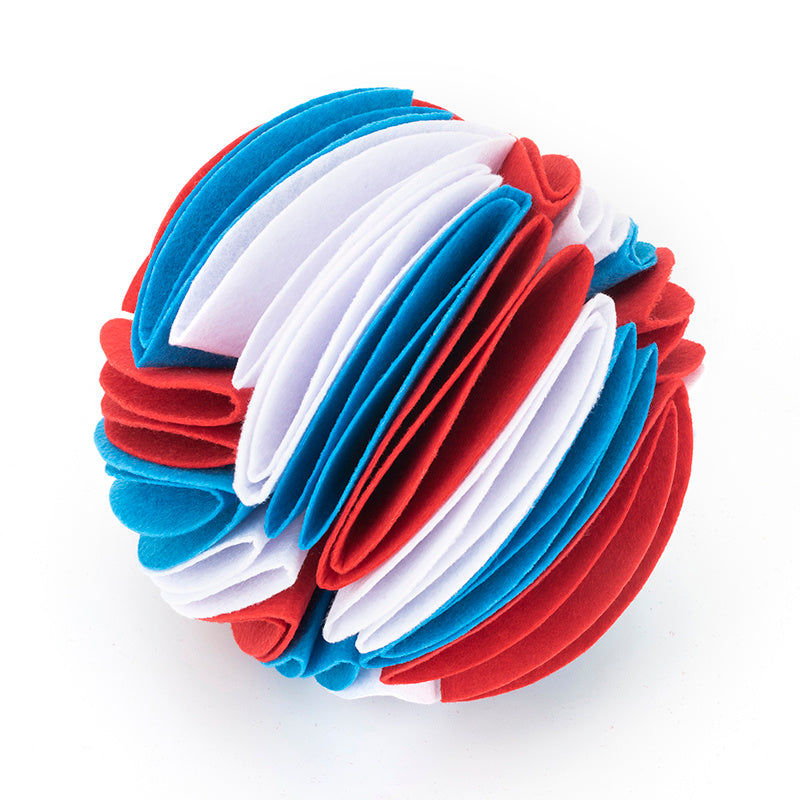 Dog Snuffle Ball – Interactive Training & IQ Boosting Feeder Toy - Pets Playland