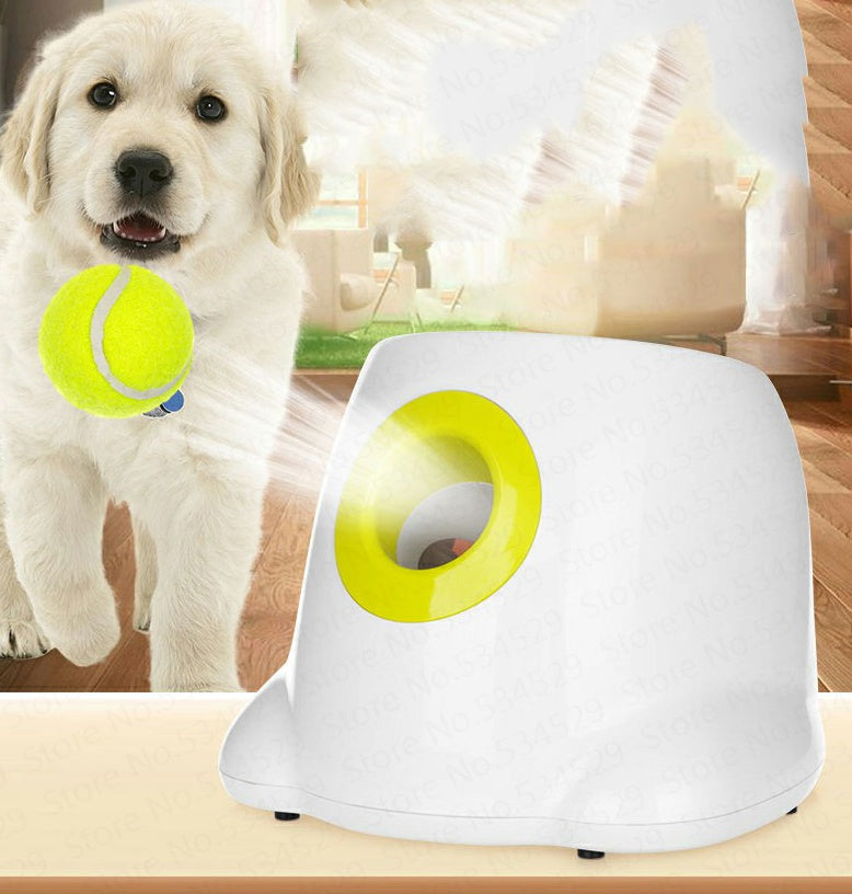 Automatic Dog Ball Launcher — Interactive Fetch Toy for Pets - Pets Playland