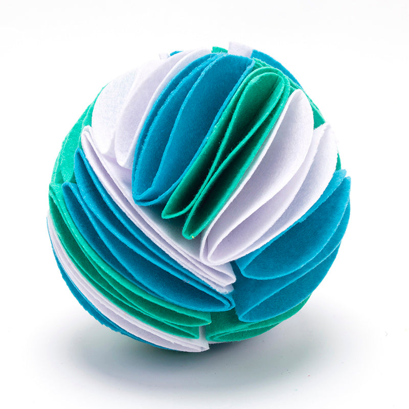 Dog Snuffle Ball – Interactive Training & IQ Boosting Feeder Toy - Pets Playland