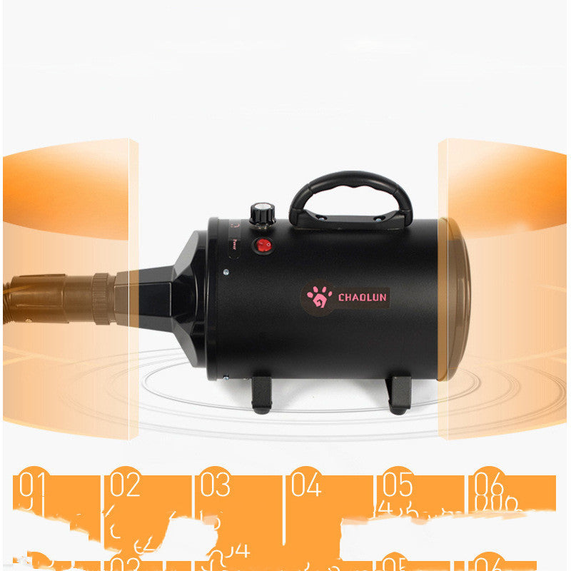 High-Power Pet Hair Dryer – Quick-Drying & Silent Blower for Dogs & Cats - Pets Playland
