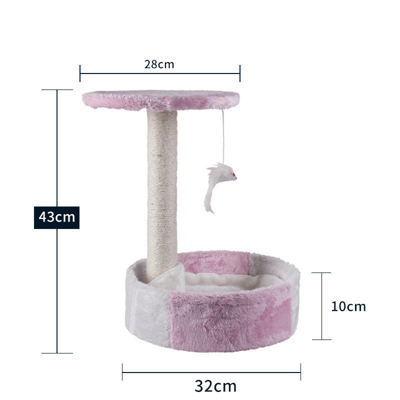 Cat Climbing Frame & Scratching Post – Stylish & Durable - Pets Playland