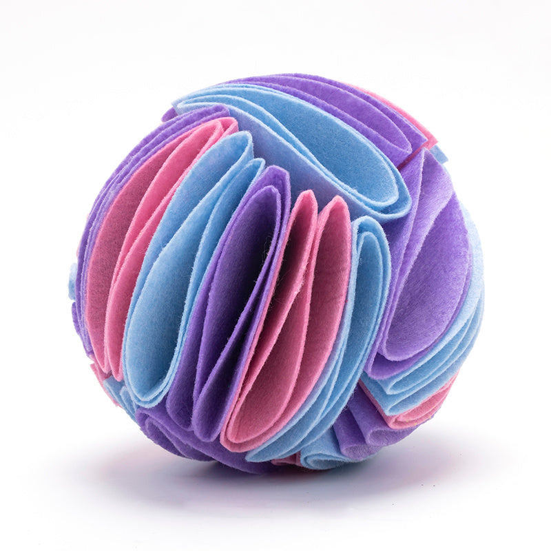 Dog Snuffle Ball – Interactive Training & IQ Boosting Feeder Toy - Pets Playland