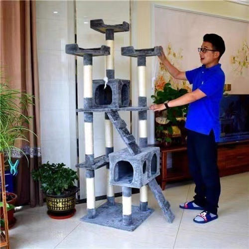 Large Cat Tree – Ultimate Climbing & Scratching Haven - Pets Playland