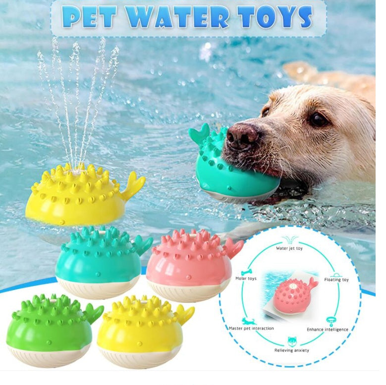 Electric Floating Water Spray Dog Toy – Fun Summer Bathing & Swimming Toy - Pets Playland
