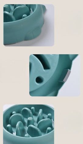 Pet Slow Feeder Bowls – Anti-Choking, Anti-Gulping, Slow Eating Plate for Dogs and Cats - Pets Playland