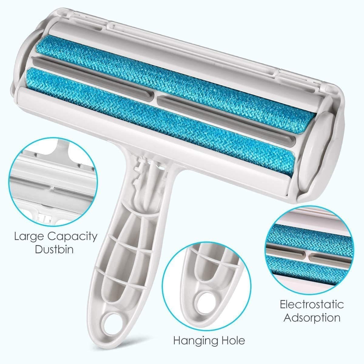Pet Hair Roller Remover – Reusable Lint Brush for Pet Fur & Lint Cleaning - Pets Playland