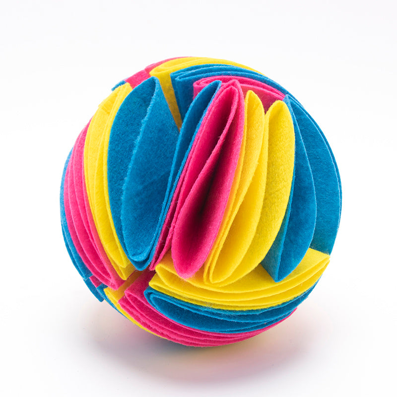 Dog Snuffle Ball – Interactive Training & IQ Boosting Feeder Toy - Pets Playland