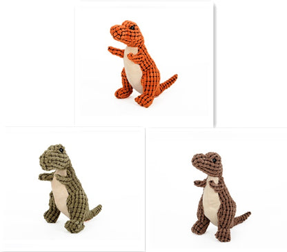 Dinosaur Pet Toy — Interactive Chew Toy for Dogs and Cats