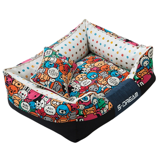 Dog & Cat Bed Mat - Comfortable Pet Nest with Fun Designs - Pets Playland
