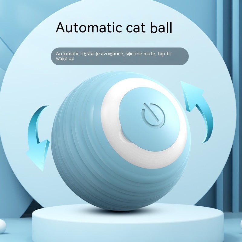 Automatic Moving Bouncing Rolling Ball Smart Cat Toy Ball Self - Moving Kitten Toy For Indoor Cat Kitten - Pets Playland