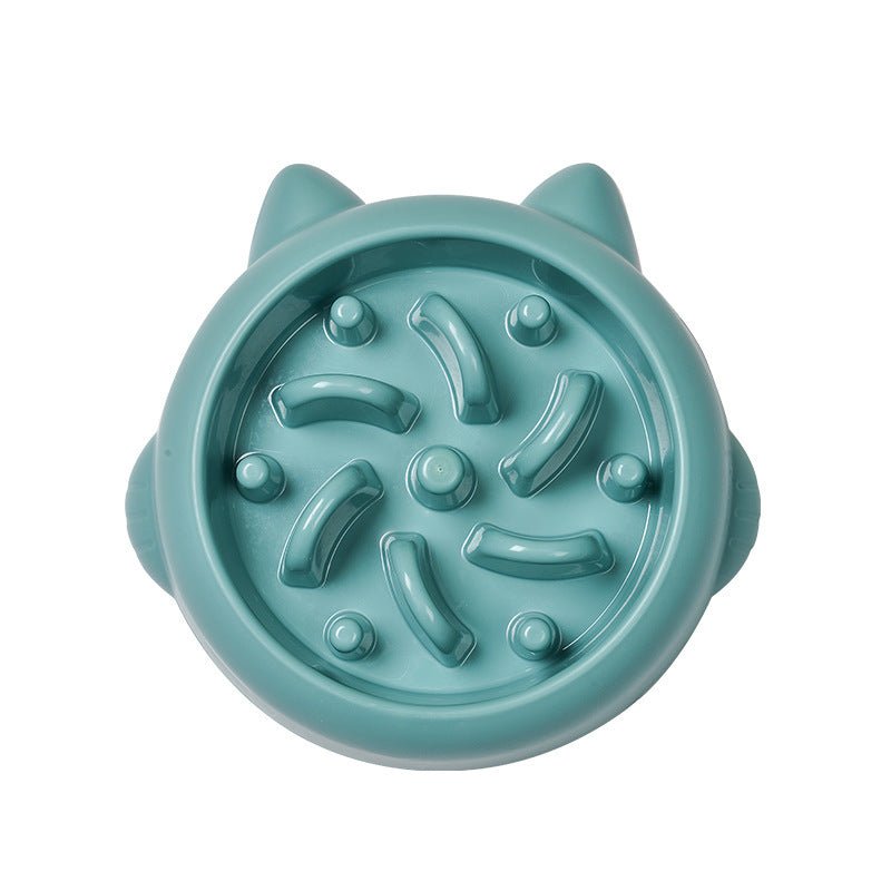 Pet Dog Cat Slow Feeder Bowls Anti Choking Slow Feeder Dish Bowl Home Dog Eating Plate Anti Gulping Bowl Supplies - Pets Playland