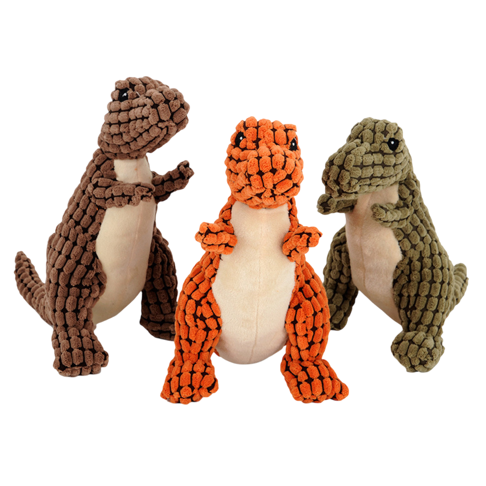 Dinosaur Pet Toy — Interactive Chew Toy for Dogs and Cats