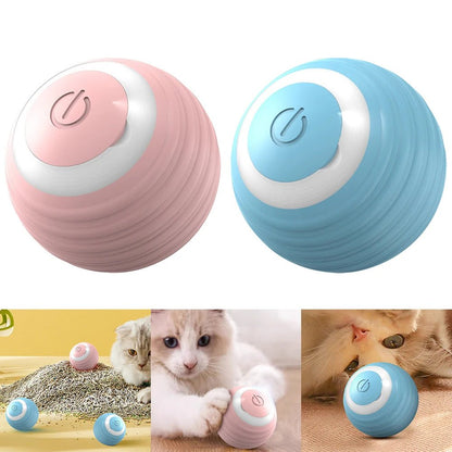 Automatic Moving Bouncing Rolling Ball Smart Cat Toy Ball Self - Moving Kitten Toy For Indoor Cat Kitten - Pets Playland