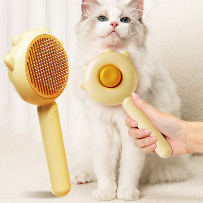 Cat & Dog Grooming Massage Comb – Hair Removal & Cleaning Brush - Pets Playland