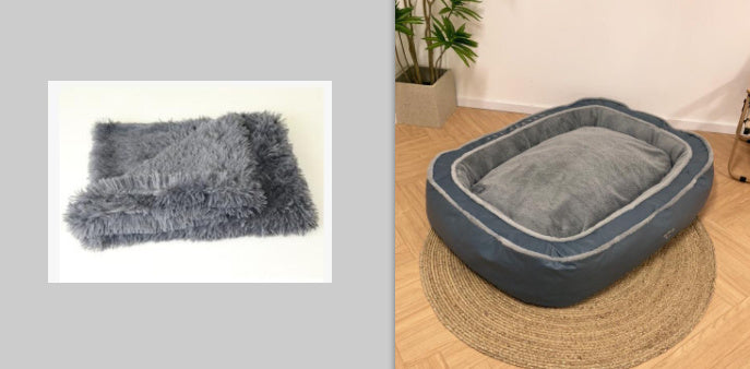 Soft Pet Bed & Warming Cushion — Cozy Puppy Kennel