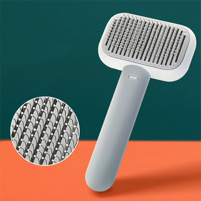 Grooming Brush for Dogs & Cats – Dual-Sided Dematting & Shedding Tool - Pets Playland