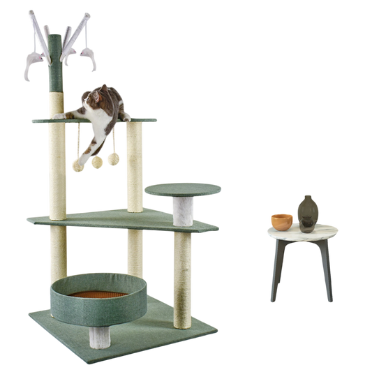 Cat Climbing Frame & Scratching Post – Stylish & Durable - Pets Playland