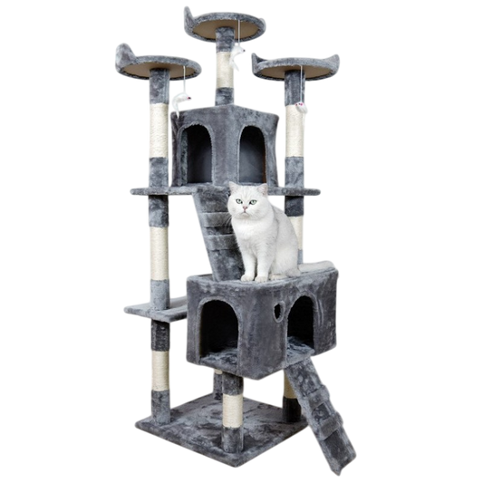 Large Cat Tree – Ultimate Climbing & Scratching Haven - Pets Playland