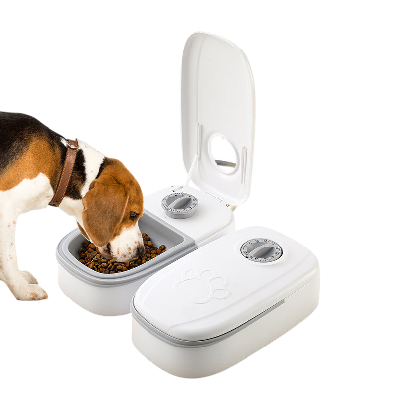 Smart Automatic Pet Feeder — Timed Food Dispenser with Stainless Steel Bowl for Cats & Dogs